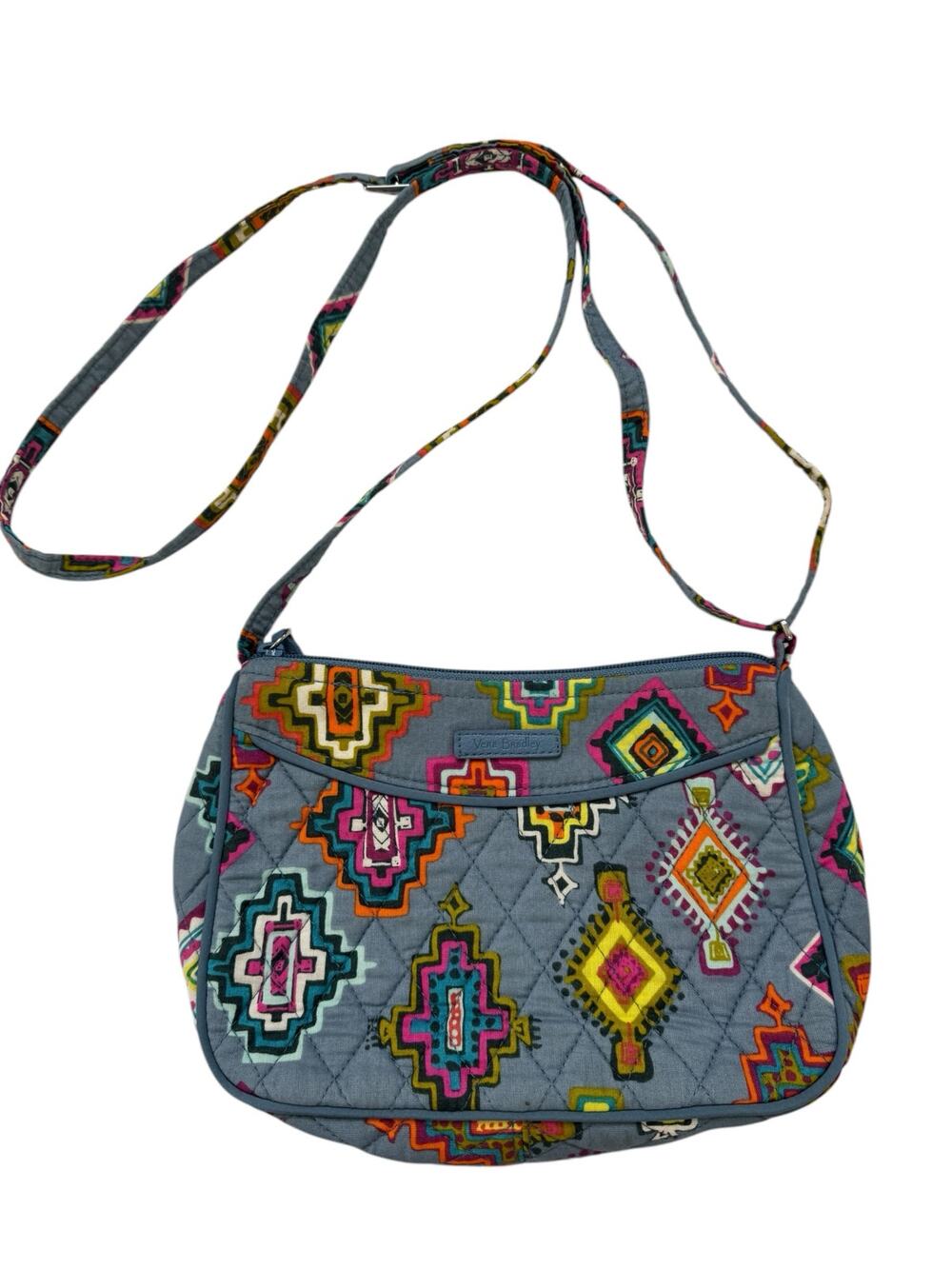 VERA BRADLEY Retired Little Crossbody Bag Painted Medallions Native Art Quilted